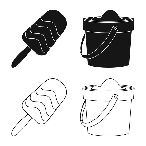 Ilustração vetorial de equipamentos e sinalização de natação. Coleta de equipamentos e atividade ilustração vetorial de estoque . — Vetor de Stock