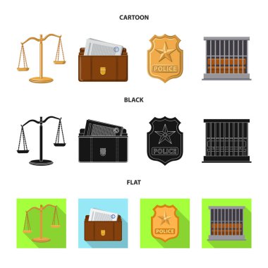 Hukuk ve avukat logo vektör Illustration. Hukuk ve adalet hisse senedi vektör çizim topluluğu.