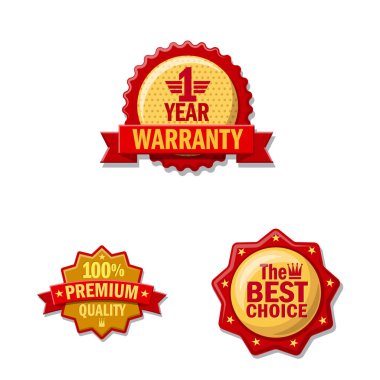 Amblem ve rozet simge vektör tasarımı. Amblem ve etiket stok vektör çizim topluluğu.