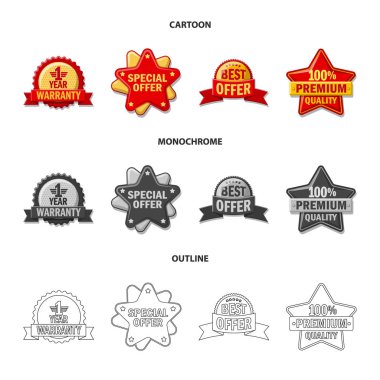 Amblem ve rozet simge vektör tasarımı. Amblem ve etiket hisse senedi simgesi için web topluluğu.