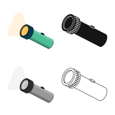 Dağcılık ve tepe logo yalıtılmış nesne. Dağcılık ve kamp stok vektör çizim.