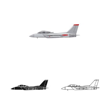 Silah ve silah simge vektör tasarımı. Silah ve ordu hisse senedi vektör çizim topluluğu.