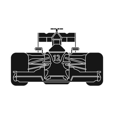 Araba ve ralli simgesi yalıtılmış nesne. Araba ve yarış hisse senedi simgesi web için kümesi.