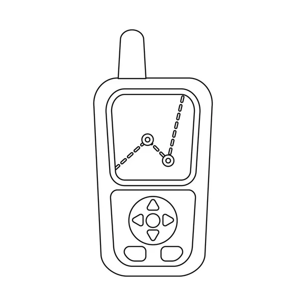 Ilustración vectorial de montañismo e icono de pico. Conjunto de montañismo y símbolo de stock de campamento para web . — Vector de stock