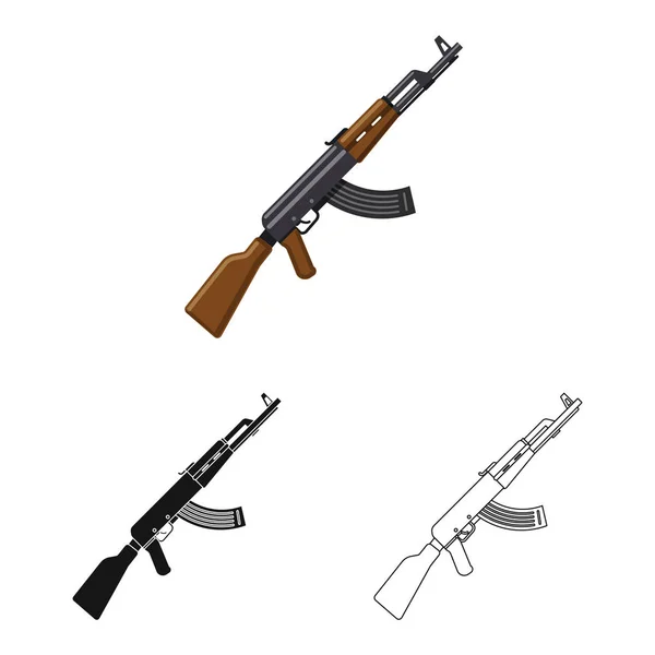 Ilustracja wektorowa symbolu broń i pistolet. Kolekcja broni i armii wektor ikona na magazynie. — Wektor stockowy