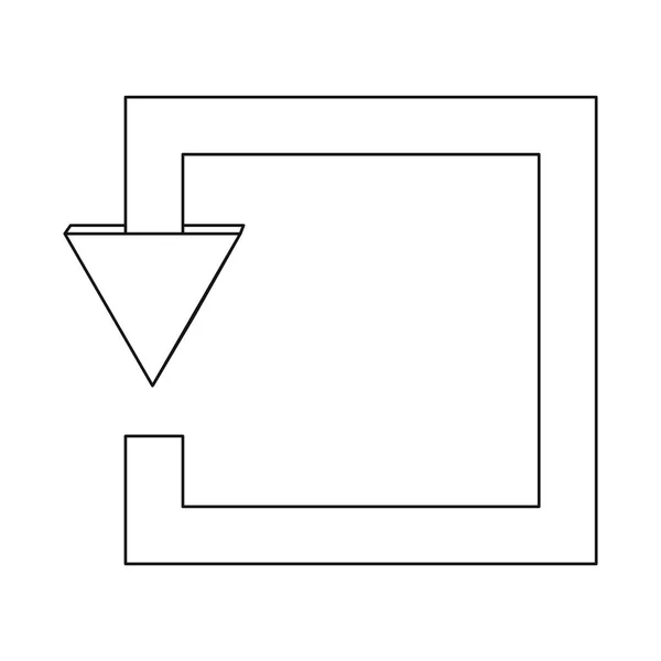 Ilustração vetorial de elemento e ícone de seta. Conjunto de elemento e símbolo de estoque de direção para web . — Vetor de Stock