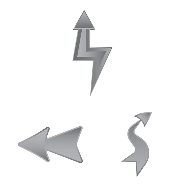 Conception vectorielle de l'élément et le signe de flèche. Collecte d'éléments et icône vectorielle de direction pour le stock . — Image vectorielle