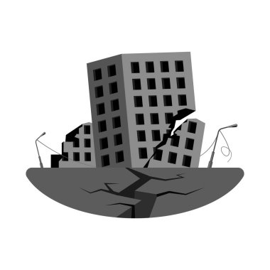 Doğal ve felaket simgesi yalıtılmış nesne. Doğal kümesi ve hisse senedi için risk vektör simgesi.