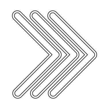 Öğe ve ok simge vektör Illustration. Hisse senedi için öğe ve yön vektör simge topluluğu.