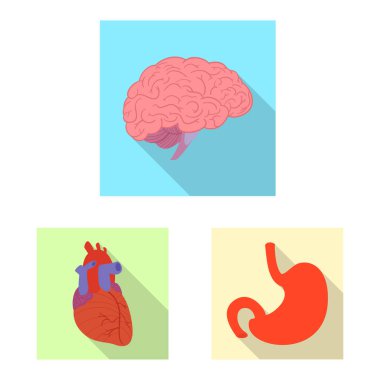 Vücut ve insan simge vektör Illustration. Vücut ve web için tıbbi hisse senedi simgesi.