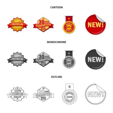 Amblem ve rozet simge vektör tasarımı. Amblem ve etiket hisse senedi simgesi için web topluluğu.