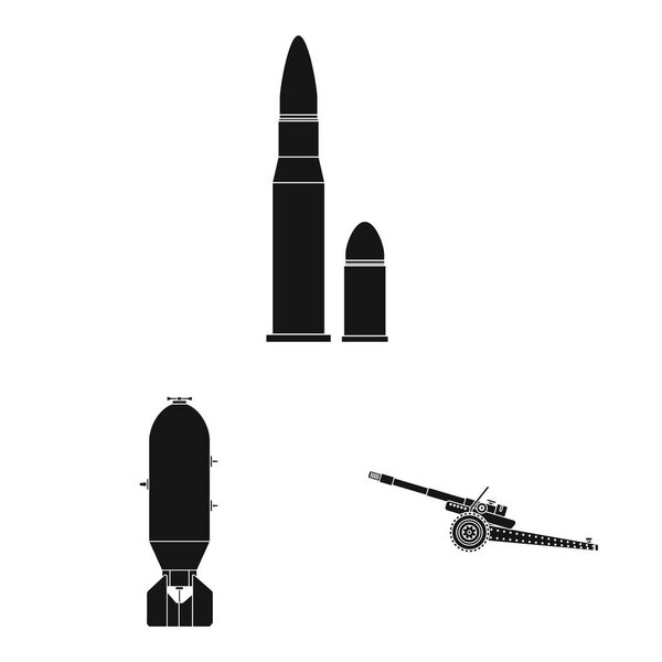 Векторный дизайн оружия и символа оружия. Коллекция оружия и армейского инвентаря
.
