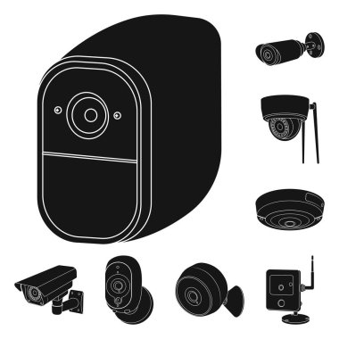 Cctv kamera simgesi yalıtılmış nesne. Cctv ve sistem hisse senedi simgesi için web topluluğu.
