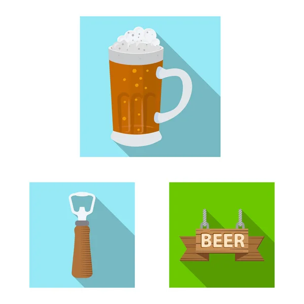 Objeto isolado do ícone de bar e pub. Conjunto de pub e interior estoque vetor ilustração . —  Vetores de Stock