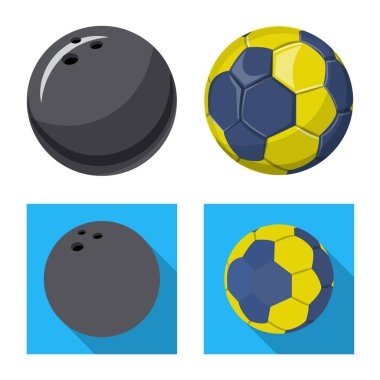 Spor ve topu işareti yalıtılmış nesne. Spor ve web için atletik hisse senedi simgesi.