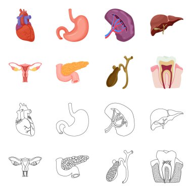 Vücut ve insan logo vektör çizimi. Vücut ve tıbbi hisse senedi vektör çizim.