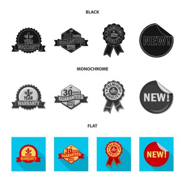 Bir amblem ve rozet işaret tasarım vektör. Amblem ve etiket hisse senedi simgesi için web topluluğu.