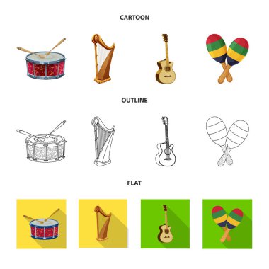 Müzik ve melodi logo vektör tasarımı. Müzik ve aracı hisse senedi simgesi için web topluluğu.