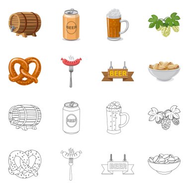 Yalıtılmış nesne üye bar ve pub. Pub ve iç hisse senedi vektör çizim koleksiyonu.