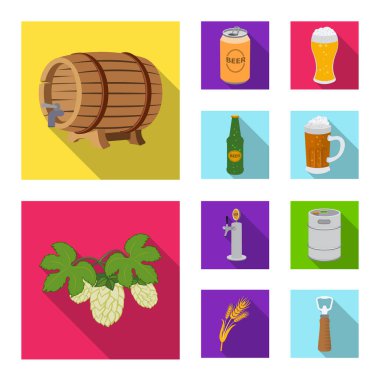 Bar ve pub logo vektör Illustration. Pub ve hisse senedi için iç vektör ikon koleksiyonu.