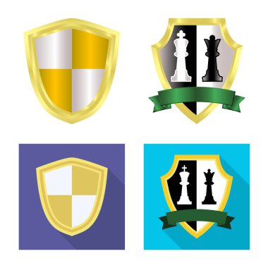 Amblem ve rozet simge vektör tasarımı. Amblem ve etiket hisse senedi simgesi için web topluluğu.