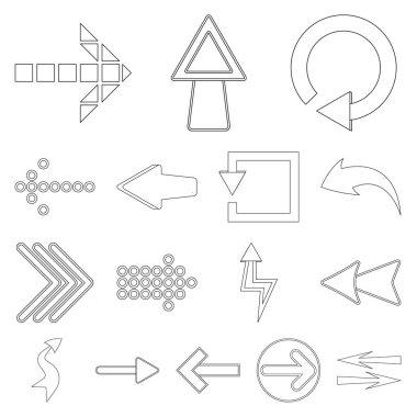 Yalıtılmış nesne öğesi ve ok işareti de olabilir. Öğe ve yön hisse senedi simgesi için web topluluğu.