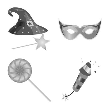 Parti ve Doğum günü logo vektör Illustration. Parti ve kutlama hisse senedi vektör çizim topluluğu.