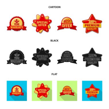 Amblem ve rozet simge vektör tasarımı. Amblem ve etiket hisse senedi simgesi için web topluluğu.