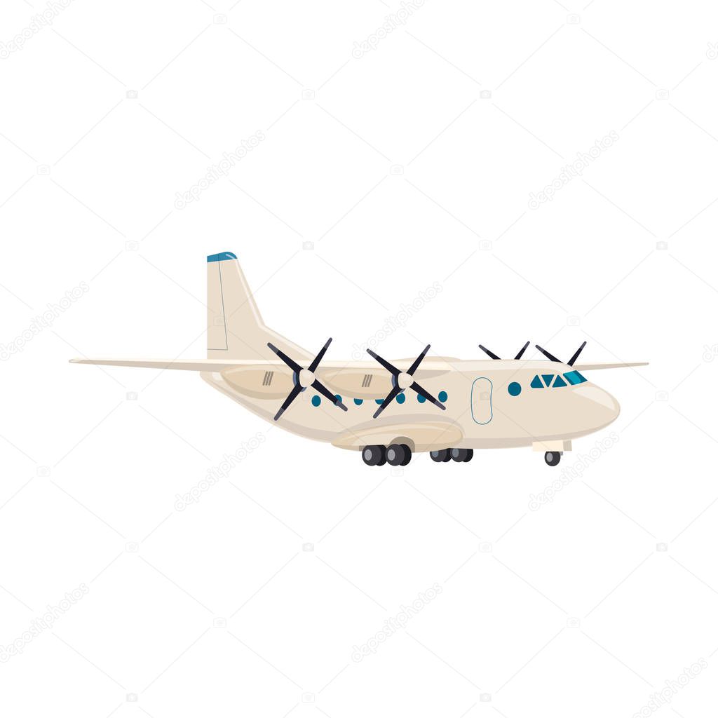 Vector design of plane and transport logo. Collection of plane and sky stock symbol for web.