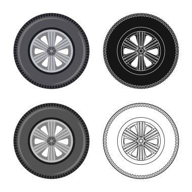 Otomatik ve bölümü logo vektör tasarımı. Oto, araba hisse senedi vektör çizim topluluğu.