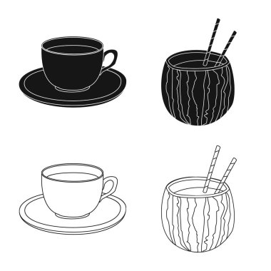 İçki ve bar simge vektör tasarımı. İçki ve parti hisse senedi simgesi için web topluluğu.