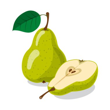 Sebze ve meyve işareti vektör tasarımı. Sebze ve vejeteryan hisse senedi vektör çizim seti.