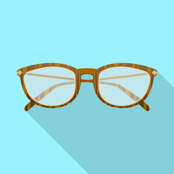 Illustration vectorielle des lunettes et du symbole du cadre. Jeu de lunettes et accessoire stock symbole pour web . — Image vectorielle