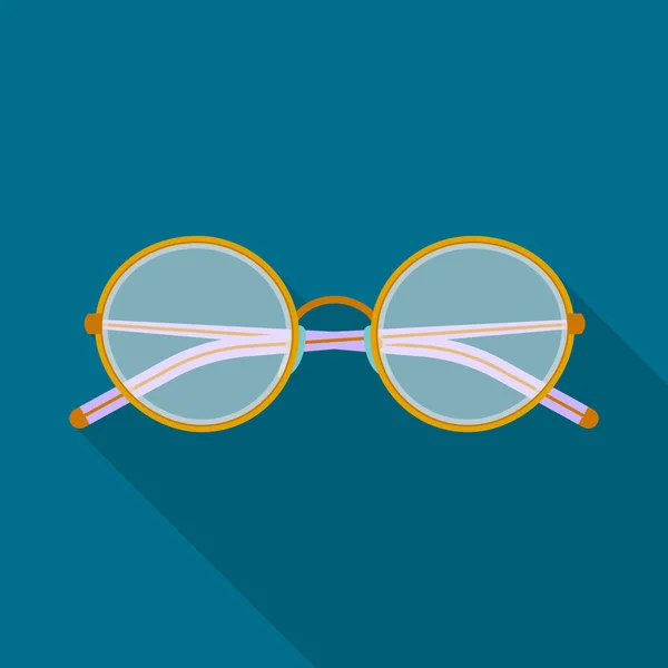 Design vetorial de óculos e ícone de moldura. Coleção de óculos e ícone de vetor acessório para estoque . — Vetor de Stock