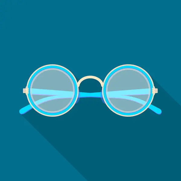 Illustration vectorielle des lunettes et du symbole du cadre. Jeu de lunettes et accessoire stock symbole pour web . — Image vectorielle