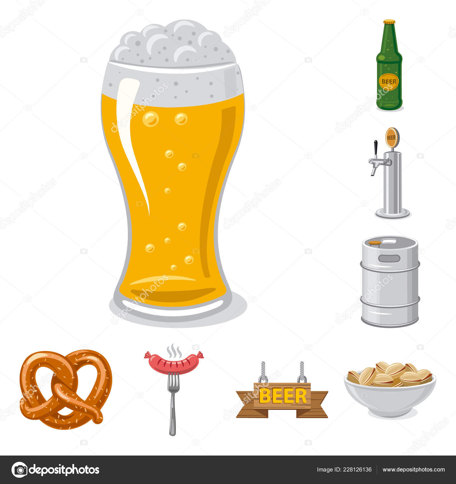 Vektorillustration Des Kneipen Und Kneipensymbols Sammlung Von Pub Und Interieur Vektorgrafik Lizenzfreie Grafiken C Magicleaf 228126136 Depositphotos