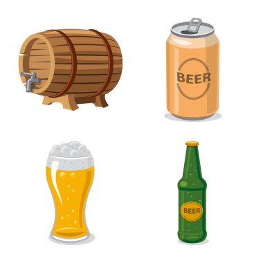 Bar ve pub simge vektör tasarımı. Pub ve iç hisse senedi vektör çizim.