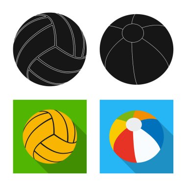 Spor ve topu simge vektör Illustration. Spor ve spor vektör simgesini hissenin koleksiyonu.