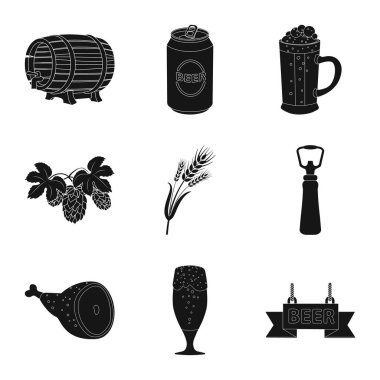 Vektör illüstrasyon işareti bar ve pub. Pub ve iç hisse senedi vektör çizim koleksiyonu.