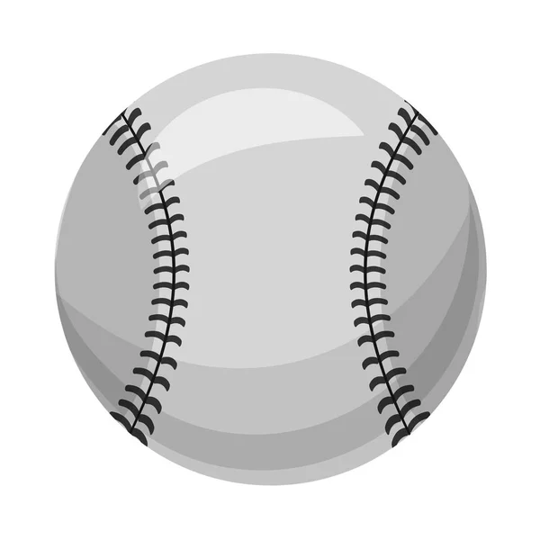 Ilustração vetorial do esporte e sinal de bola. Coleção de esporte e ilustração de vetor de estoque atlético . — Vetor de Stock