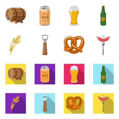 Bar ve pub simge vektör Illustration. Pub ve iç hisse senedi vektör çizim koleksiyonu.