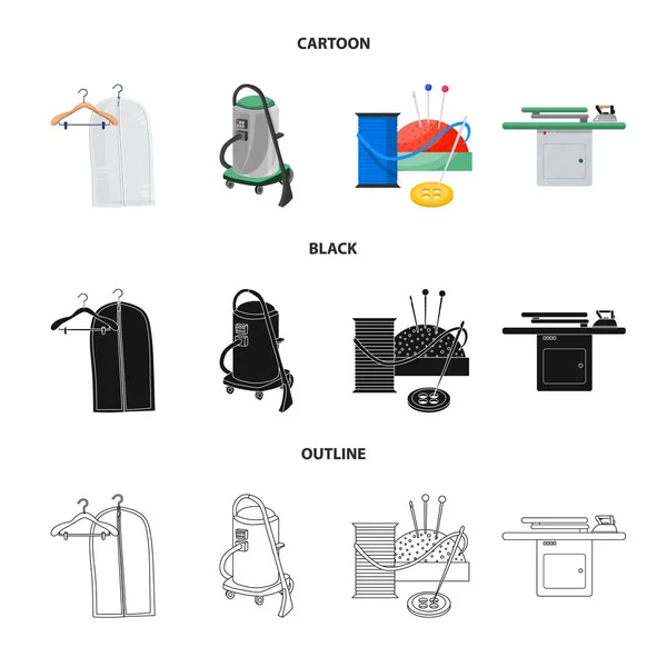 Vektorové ilustrace prádla a čisté ikonu. Kolekce prádla a oblečení skladem symbol pro web. — Stockový vektor