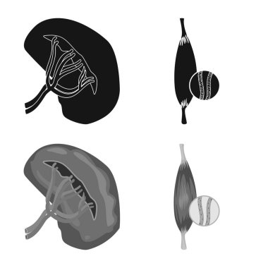 Vücut ve insan işareti yalıtılmış nesne. Vücut ve tıbbi hisse senedi vektör çizim.