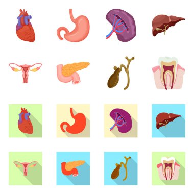 Vücut ve insan simge vektör tasarımı. Vücut ve tıbbi hisse senedi vektör çizim.