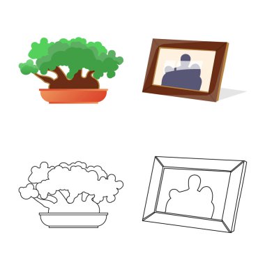 Rüyalar ve gece simge vektör tasarımı. Rüyalar ve hisse senedi için yatak odası vektör simge koleksiyonu.