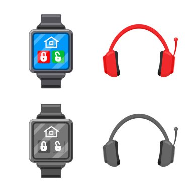 Dizüstü bilgisayar ve aygıt işareti yalıtılmış nesne. Hisse senedi için dizüstü bilgisayar ve sunucu vektör simge kümesi.