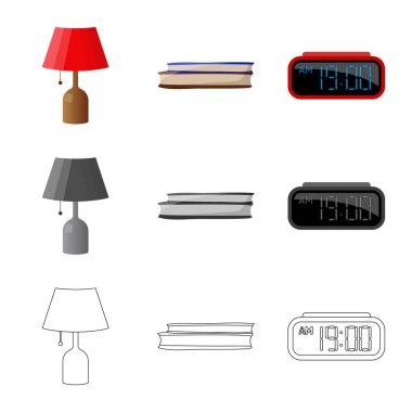 Rüyalar ve gece simge vektör tasarımı. Rüyalar ve web için hisse senedi simgesi yatak odası koleksiyonu.