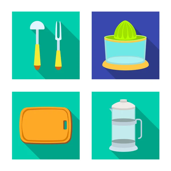 Objeto Aislado Cocina Icono Cocinero Conjunto Cocina Electrodomésticos Icono Vectorial — Vector de stock