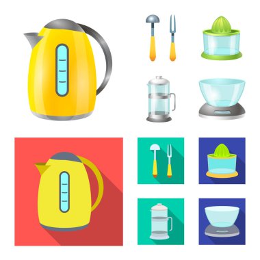 Mutfak ve yemek sembol yalıtılmış nesne. Mutfak ve cihaz hisse senedi simgesi için web topluluğu.