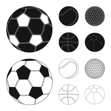 Spor ve top logo vektör Illustration. Spor ve spor vektör simgesini hissenin koleksiyonu.